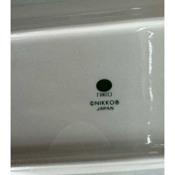 NIKKO Christmas Happy Holidays Mint Tray 9-Inches, Japan - Picture 5 of 6